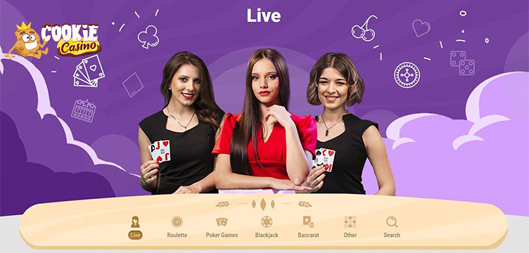 Cookie Casino live