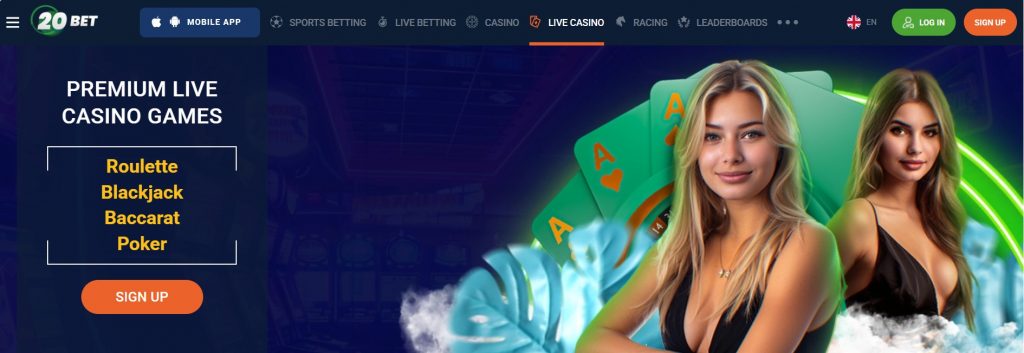 20Bet Live Casino