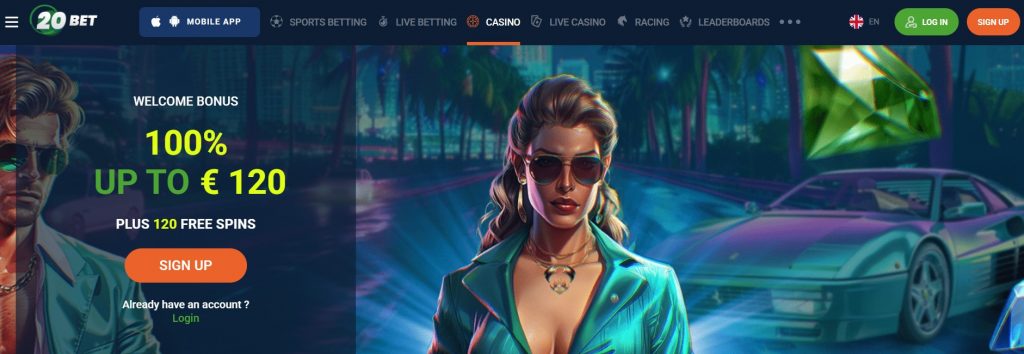 20Bet Welkomstbonus
