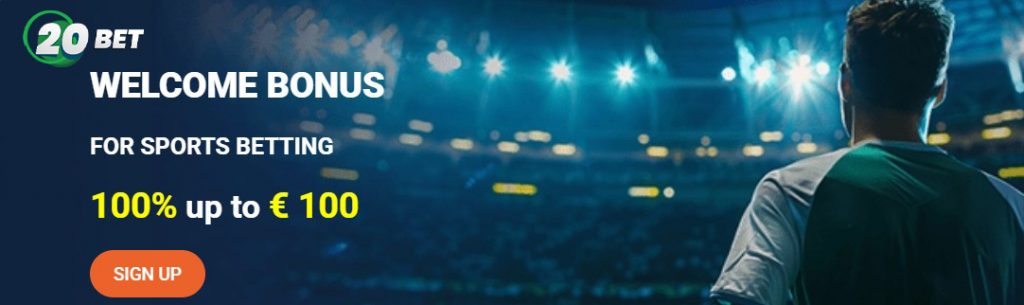20Bet Welkomstbonus sports